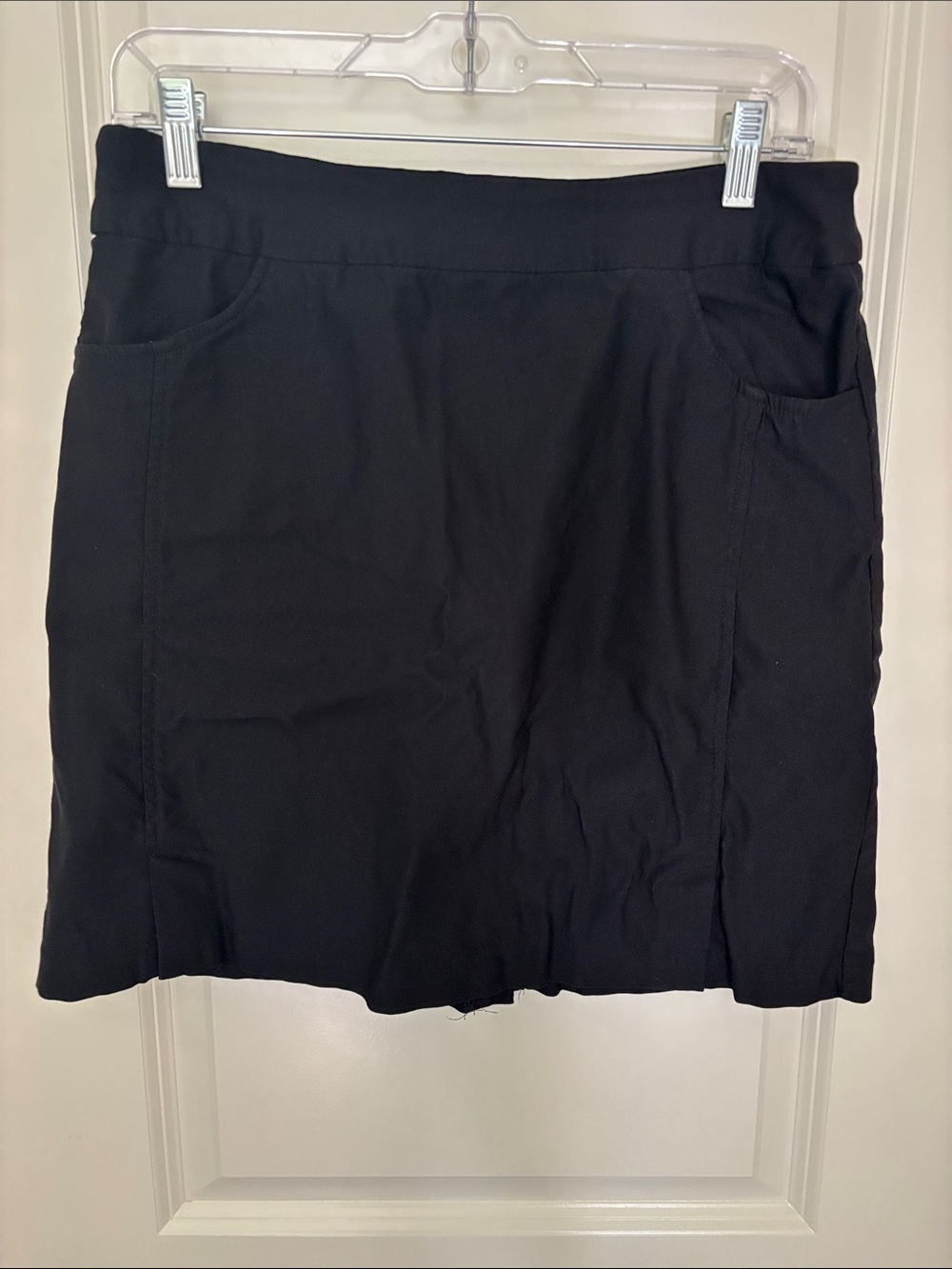 Tribal Black Skort with Side Pockets